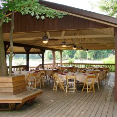 Beautiful pavilion for lunch and dinner