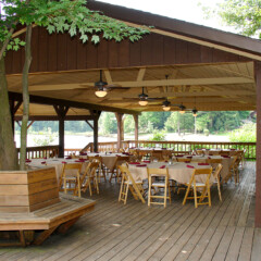 Beautiful pavilion for lunch and dinner