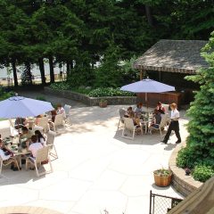 Beautiful patio and relaxation area